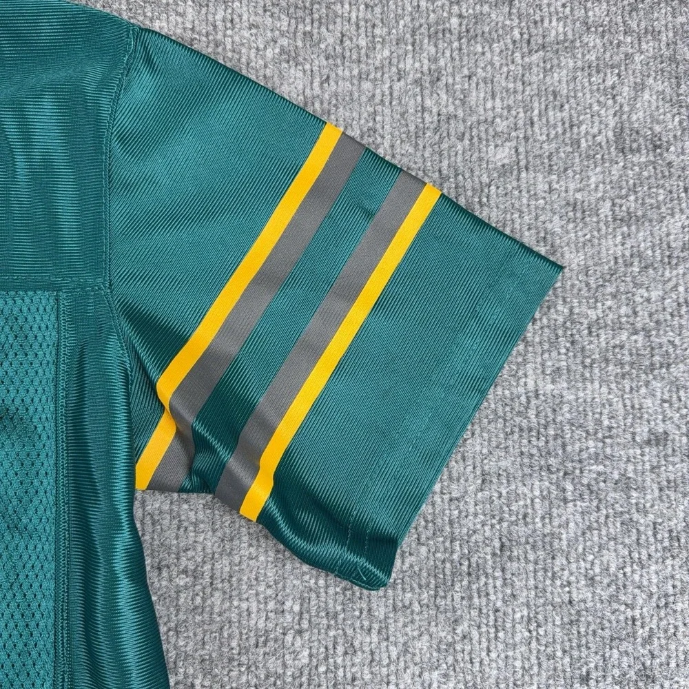 Starter Jersey Shirt Boys 10-12 Green 92 Mesh Football Team Graphic V Neck